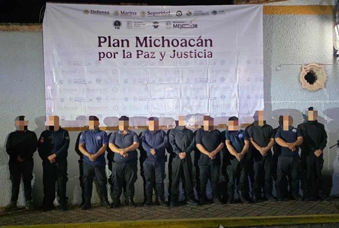 Poder Judicial revoca resolución que liberó a los 11 policías de Ecuandureo; suspenden e investigan a juez