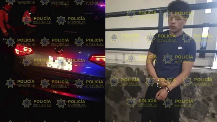 Policía Morelia asegura vehículo con reporte de robo y detiene a una persona