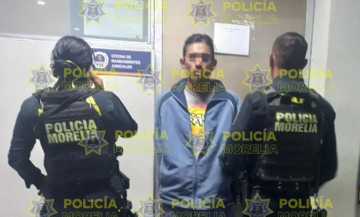 Policía Morelia captura a sujeto con orden de aprehensión vigente por robo calificado