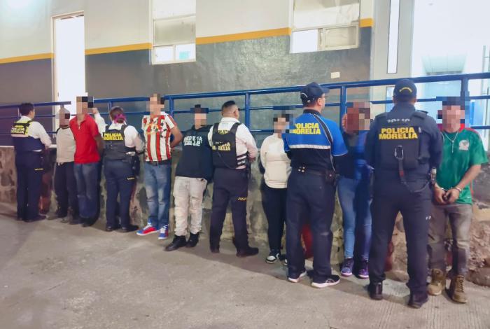 Policía Morelia desarticula punto de resguardo de motocicletas robadas