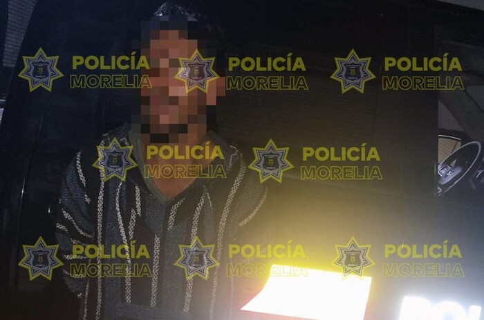 Policía Morelia detiene a persona en posesión ilegal de arma de fuego