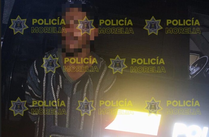 Policía Morelia detiene a persona en posesión ilegal de arma de fuego