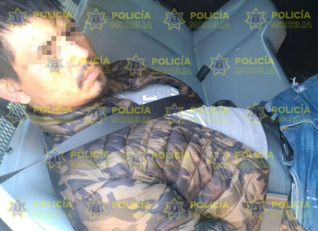 Policía Morelia detiene a sujeto en posesión de presunta sustancia ilícita en Villas de Oriente