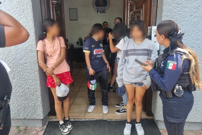 Policía Morelia encuentra a los 7 menores que habían escapado de un albergue