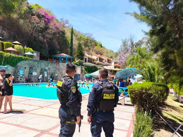 Policía Morelia implementa recorridos de proximidad en balnearios y tenencias