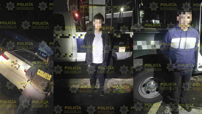 Policía Morelia recupera en minutos vehículo que habría sido robado