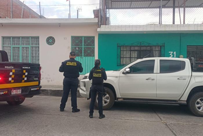 Policía Morelia recupera camioneta con reporte de robo en la colonia Pascual Ortiz de Ayala