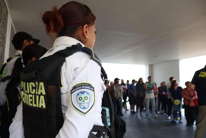 Policia Morelia refrenda compromiso con vecinos de Campo Nubes