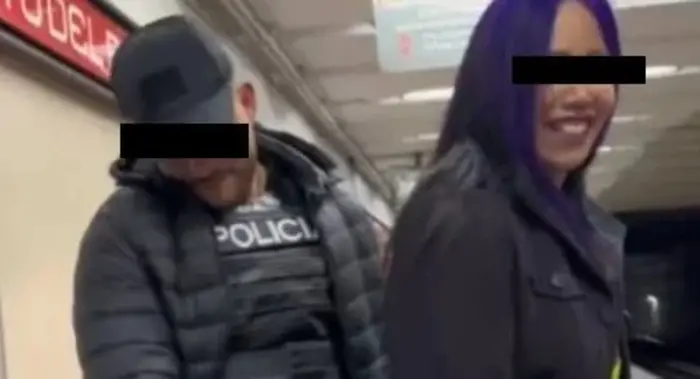 Policía que hizo p0rn0 en metro con Luna Bella es elemento activo de la SSC