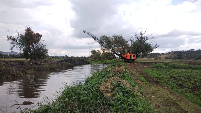 Por lluvias, algunos ríos y drenes de Morelia en 90% de capacidad