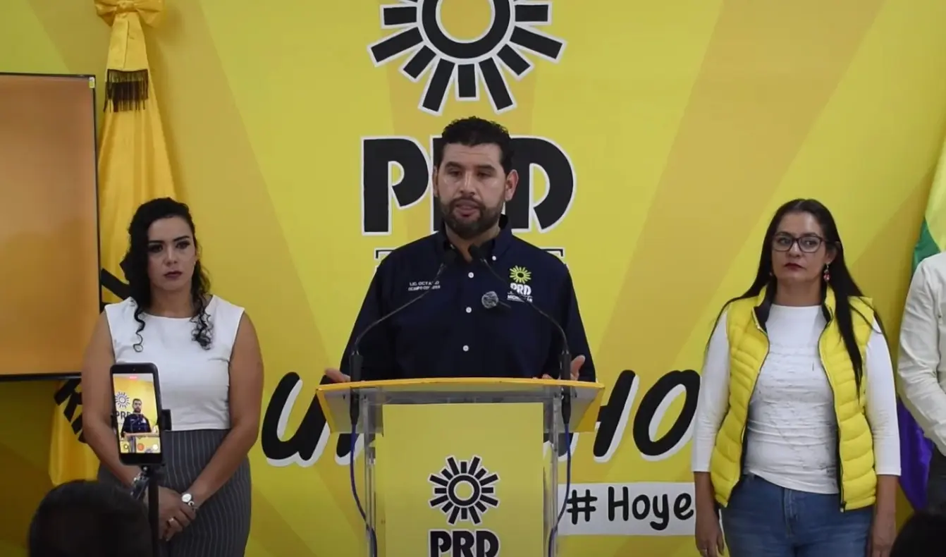 PRD firme para enfrentar el proceso del 2027, asegura Tavo Ocampo