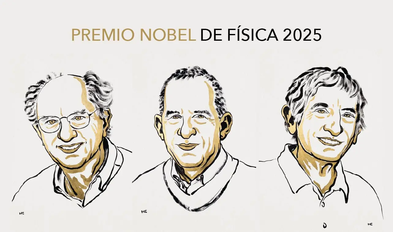 Premio Nobel de Física 2025: John Clarke, Michel H. Devoret y John M. Martinis