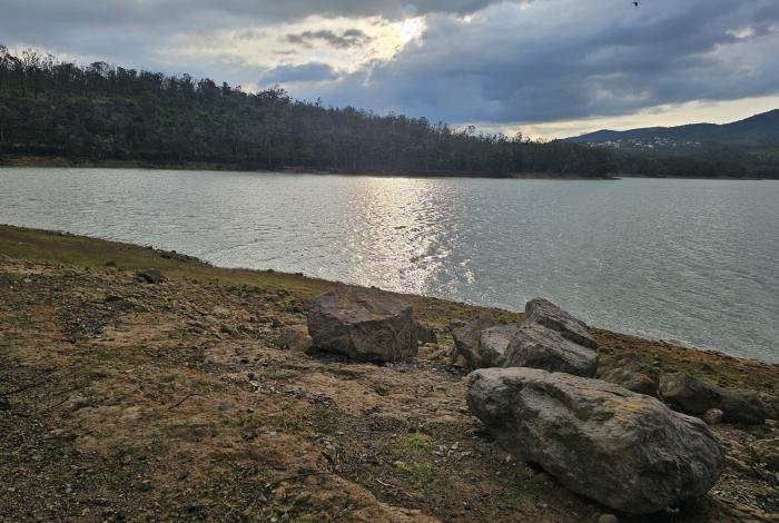 Presa de Cointzio, con 50.69 millones de metros cúbicos de agua