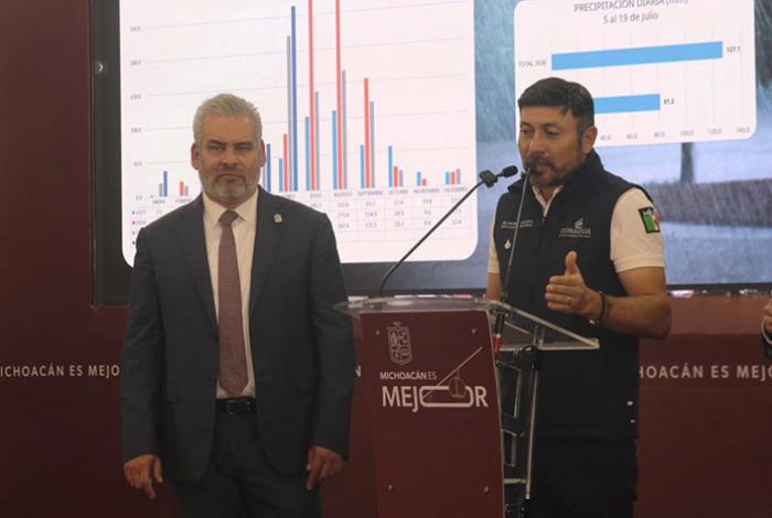 Presas de Michoacán están al 64% de su capacidad; la Francisco J. Múgica alcanza el 100%