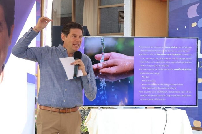 Presenta Alfonso Martínez estrategia para garantizar abasto de agua en Morelia por 2 décadas