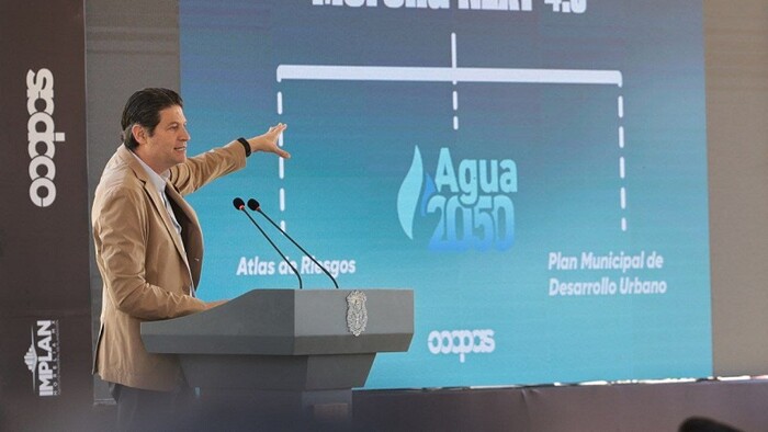 Presenta Alfonso Martínez el Plan Hídrico; garantiza agua por los próximos 25 años