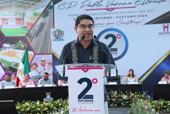 Presenta C.P. Pablo Varona Estrada su Segundo Informe de Gobierno