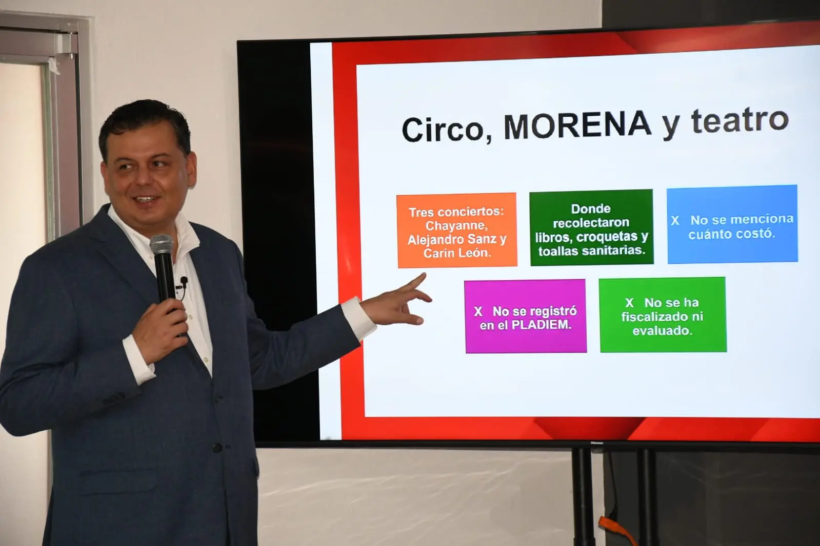 Presenta Memo Valencia contrainforme de Bedolla