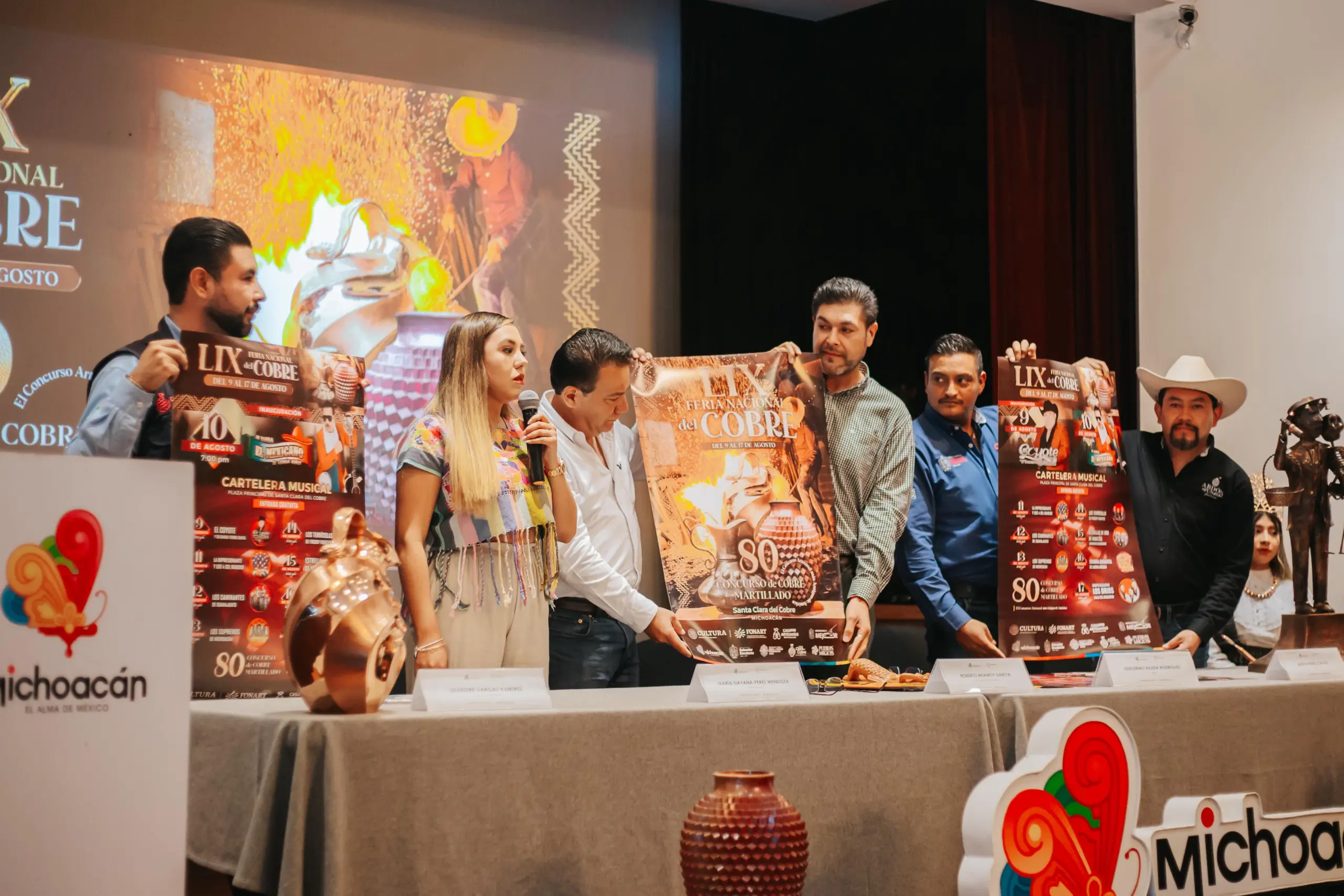 Presentan Cartelera Oficial de la LIX Feria Nacional del Cobre 2025