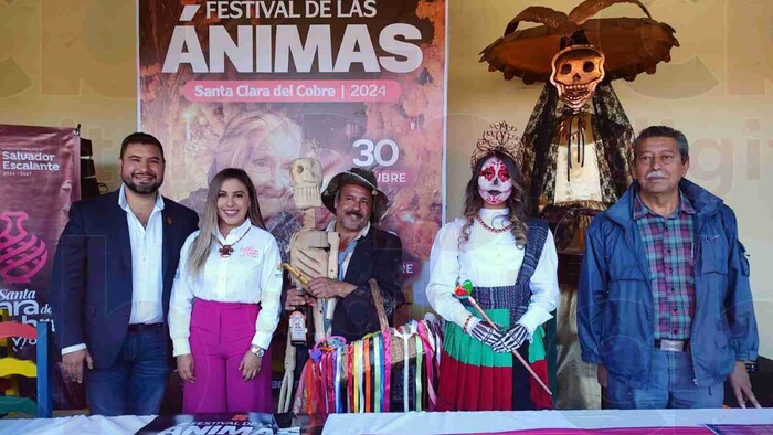 Presentan programación para el Festival de Noche de Ánimas Santa Clara del Cobre 2024