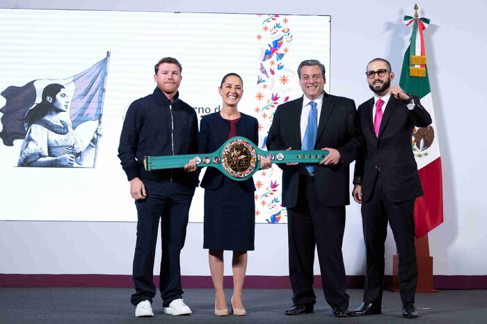 PRESIDENTA CLAUDIA SHEINBAUM ANUNCIA CLASE DE BOX MÁS GRANDE DEL MUNDO; “CANELO” ÁLVAREZ DIFUNDIRÁ ESTE EVENTO DEPORTIVO