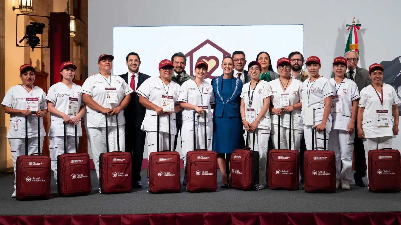 PRESIDENTA CLAUDIA SHEINBAUM ENCABEZA EL ARRANQUE NACIONAL DEL PROGRAMA SALUD CASA POR CASA