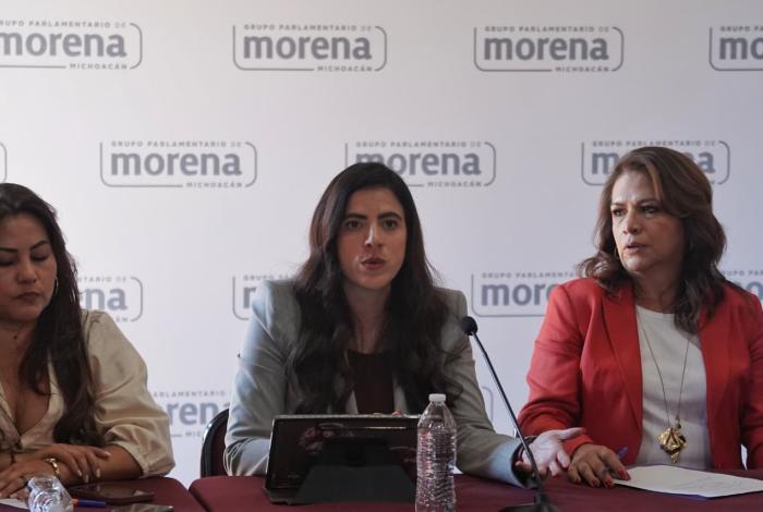 Presidenta del Congreso minimiza división en la bancada de Morena