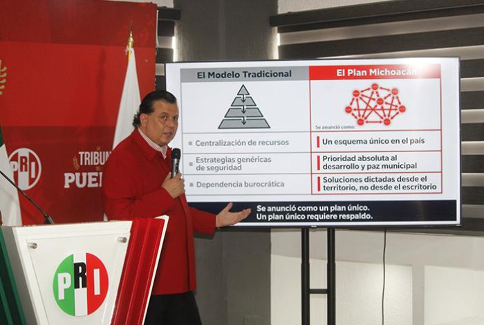 PRI denuncia desvíos de recursos del FORTAPAZ en Michoacán