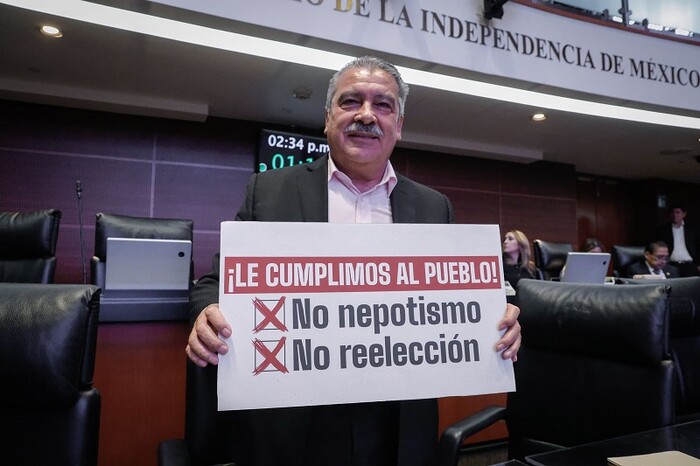 Prohibir reelección y nepotismo reivindica la lucha histórica de México: Morón