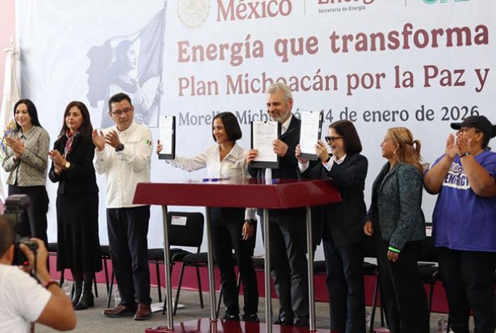 Prometen que Michoacán será el cuarto estado con cobertura eléctrica total: “ni una familia sin luz”