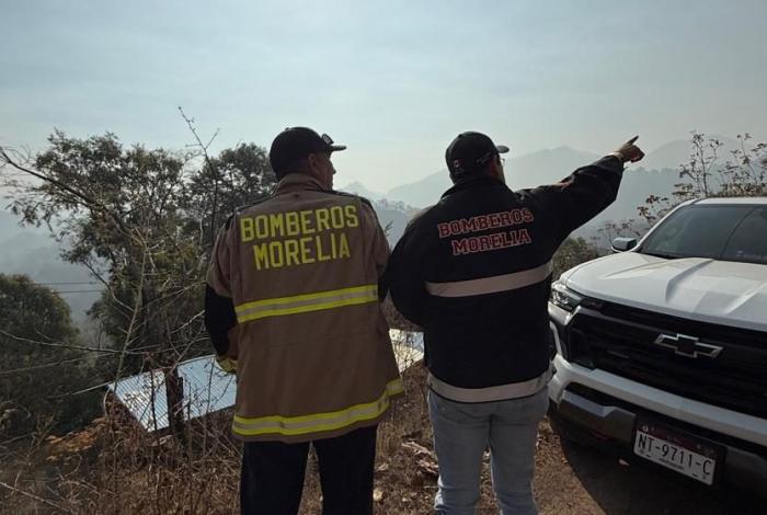 Protección Civil de Morelia atiende incendios en el Sur del municipio