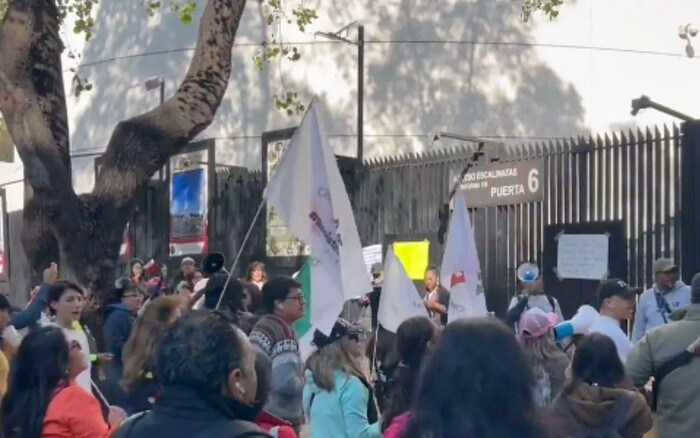 Protestas frente al Senado por la tómbola judicial