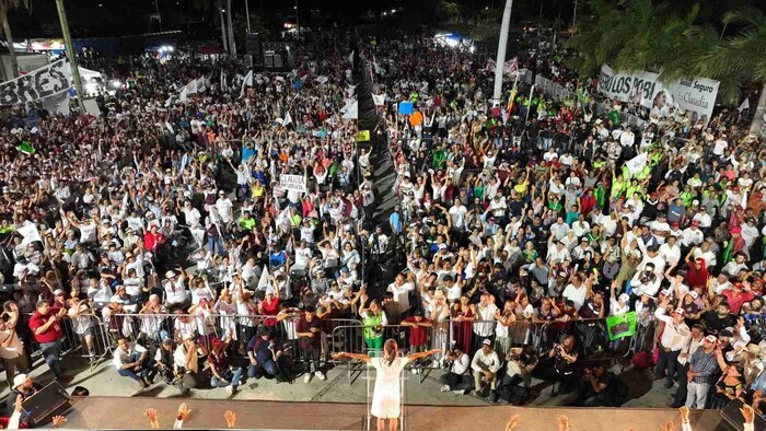 “PUEDE HABER CAMPAÑA SUCIA, PERO EL PUEBLO DE MÉXICO YA DECIDIÓ”: CLAUDIA SHEINBAUM LLAMA A SEGUIR EN LA CONSTRUCCIÓN DE UNA VIDA DE BIENESTAR