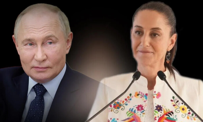 Putin rechaza invitación a la investidura de Claudia Sheinbaum