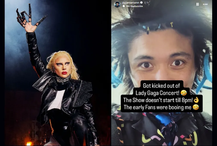 “Pyjama Man” es expulsado de concierto de Lady Gaga en Brisbane