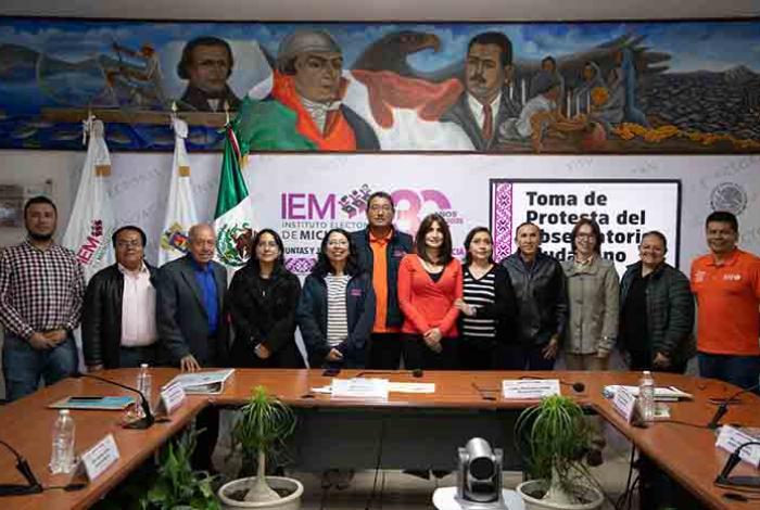Queda formalmente instalado el Observatorio Ciudadano del IEM