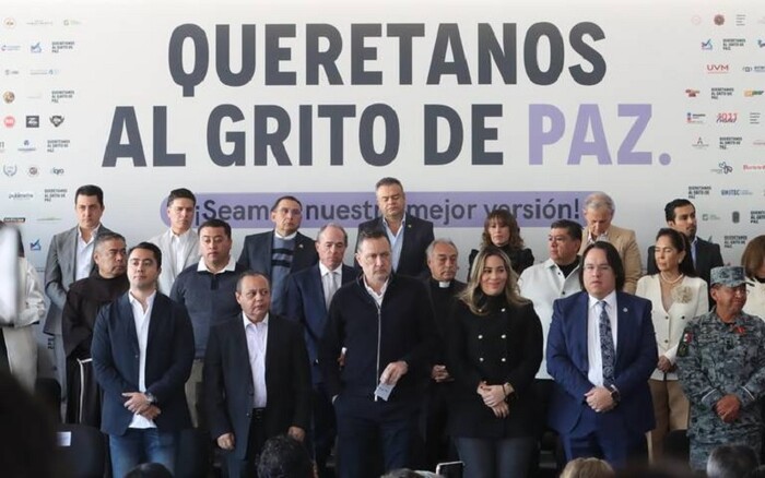 «Queretanos al grito de la paz»: Kuri presentó 21 acciones para prevenir la violencia