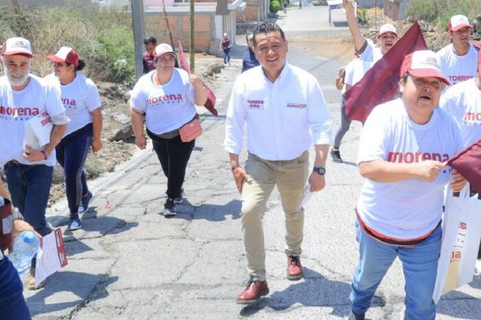 Quieren un cambio de gobierno en Morelia 8 de cada 10 ciudadanos: Torres Piña