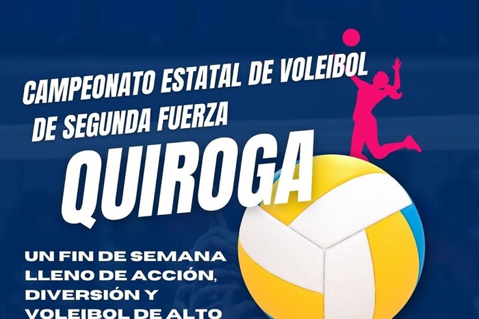 Quiroga será sede del Campeonato Estatal de Voleibol de Segunda Fuerza