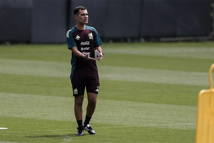 Rafael Márquez dirige su primera práctica como DT de la Selección Mexicana