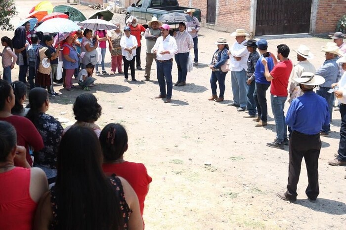 Área rural de Morelia apoya a Roberto Carlos López