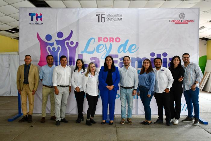 Realiza diputada Tere Herrera primer foro para construir la Ley de la Familia