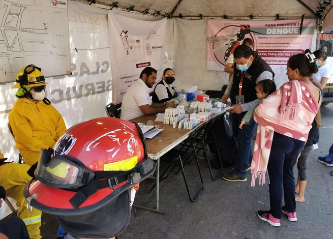 Realizan acciones de saneamiento en colonia La Libertad, tras inundación