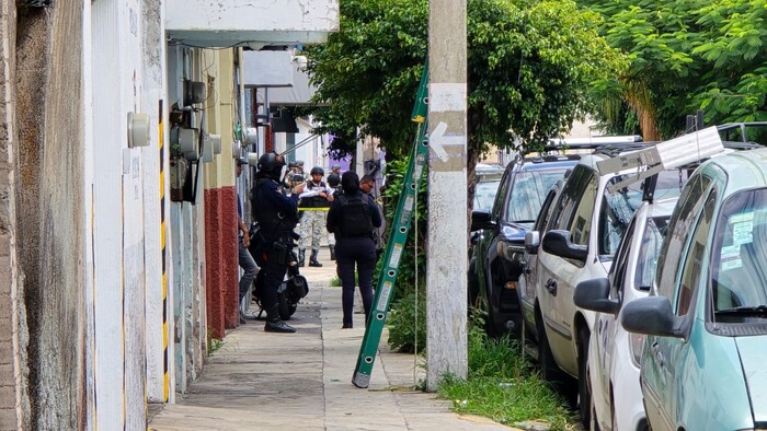 Realizan fuerte operativo tras agresión a sujeto