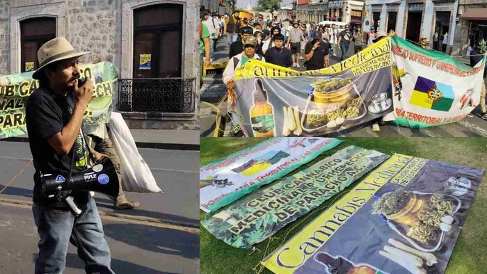 Realizan marcha por liberación del uso de cannabis en Morelia