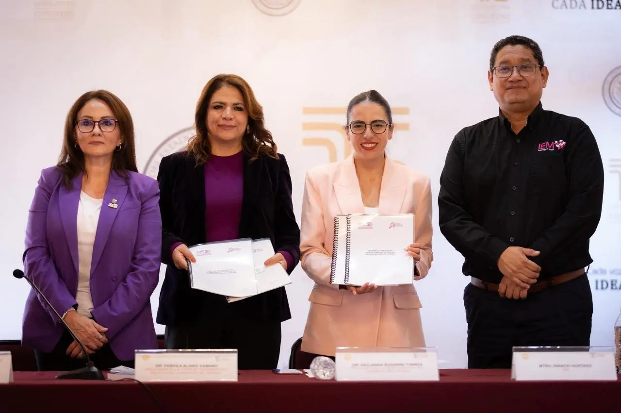 Recibe Congreso del Estado informe de actividades del IEM