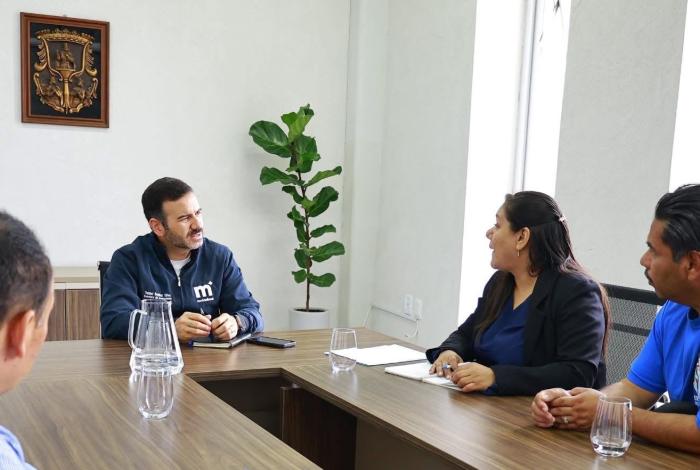 Recibe Yankel Benítez a asociaciones vecinales de Morelia