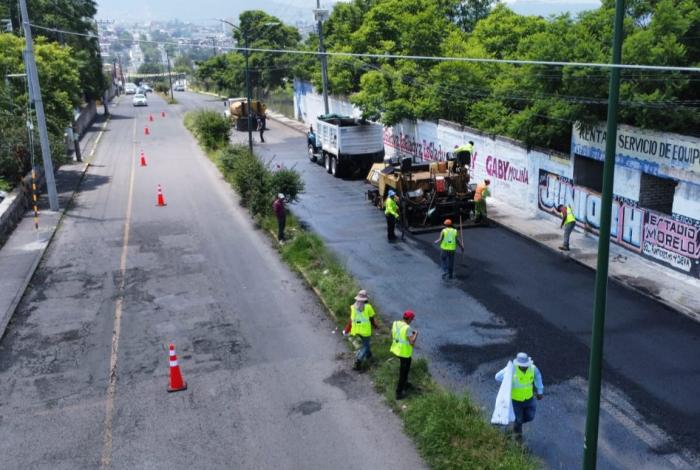Reencarpetamiento de calle Raza Maya mejora la movilidad en la zona norte de Morelia