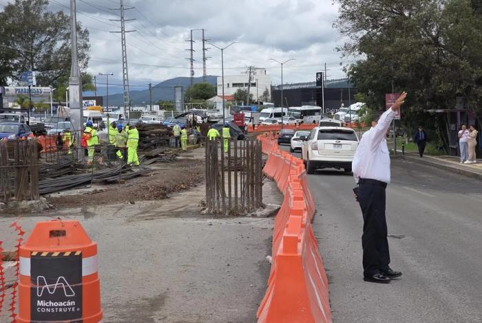 Regreso a clases y obras en proceso, sinónimo de caos vial en Morelia