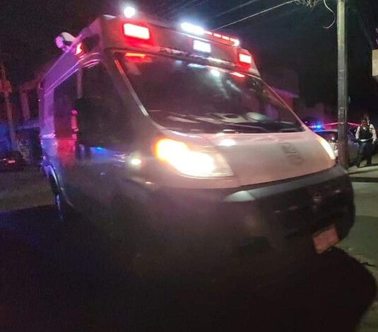 Reportan hombre herido con arma blanca en Morelia